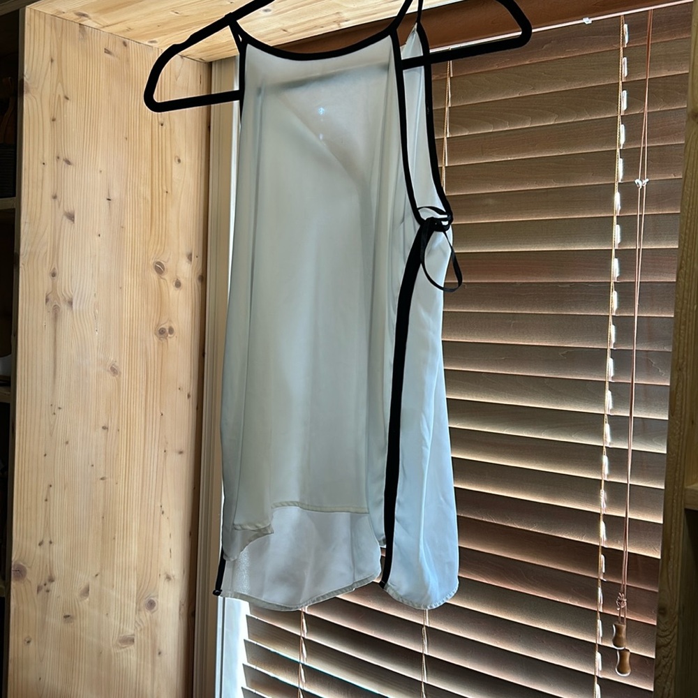 Black and white tank